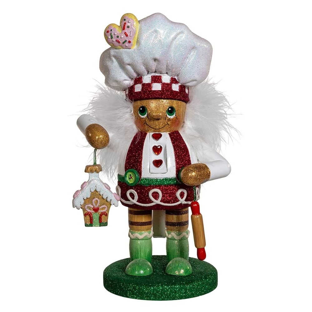 Kurt Adler 10-inch Hollywood Nutcrackers™ Gingerbread Baker Boy Nutcracker