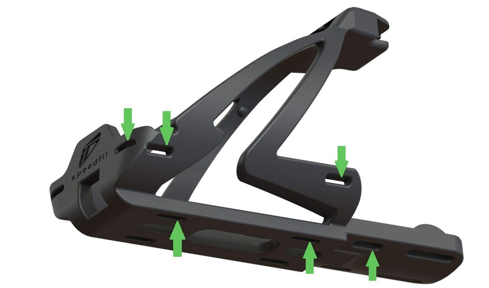 Z4 Between-The-Arms (BTA) Water Bottle Cage with Computer Mount.