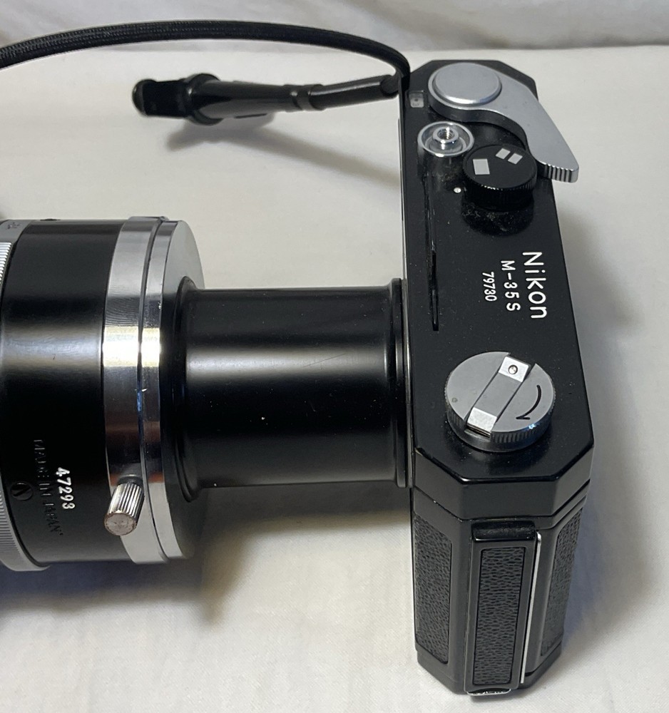 Nikon, Microflex, Adapter, EFM, with, M-35 camera, Nikon M-35 With EFM Microflex