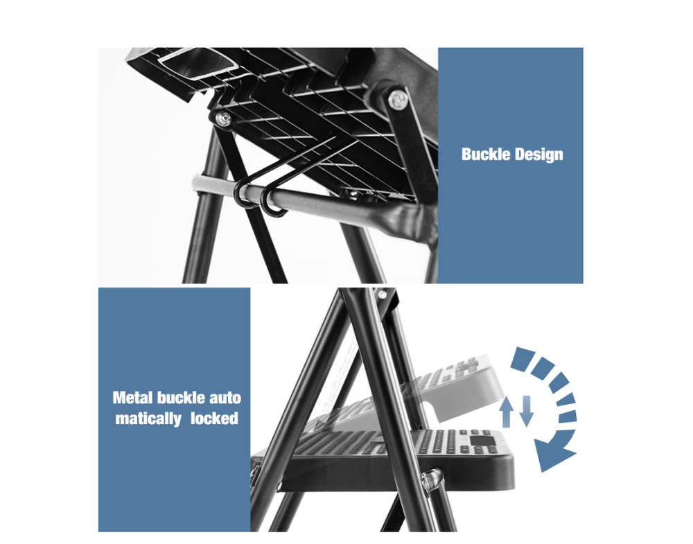 Gianna 3-step ladder, step stool for adults