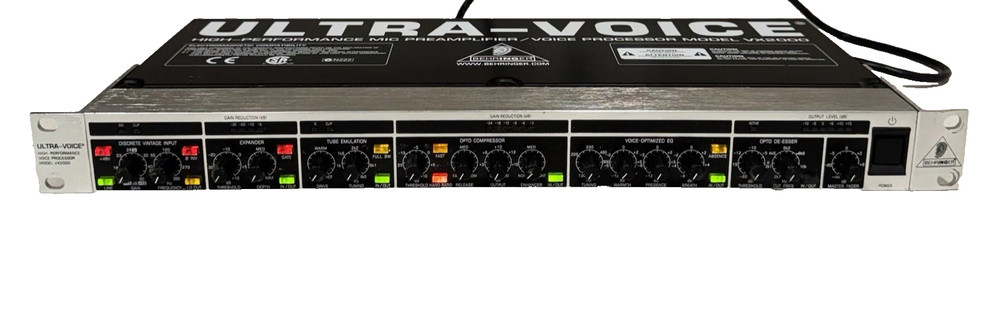Behringer VX2000 Ultra-Voice Pro Mic Preamp / Voice Processor