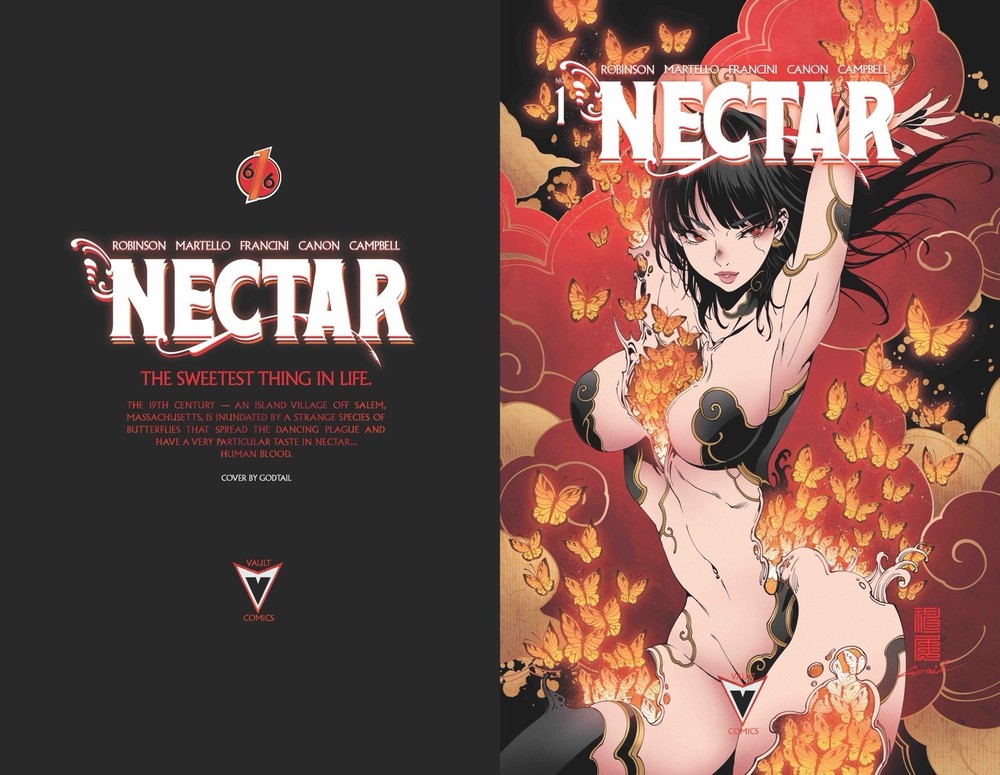 🔥 NECTAR #1 SECOND PRINTING GODTAIL 616 COMICS Variant ABC Set LTD 500