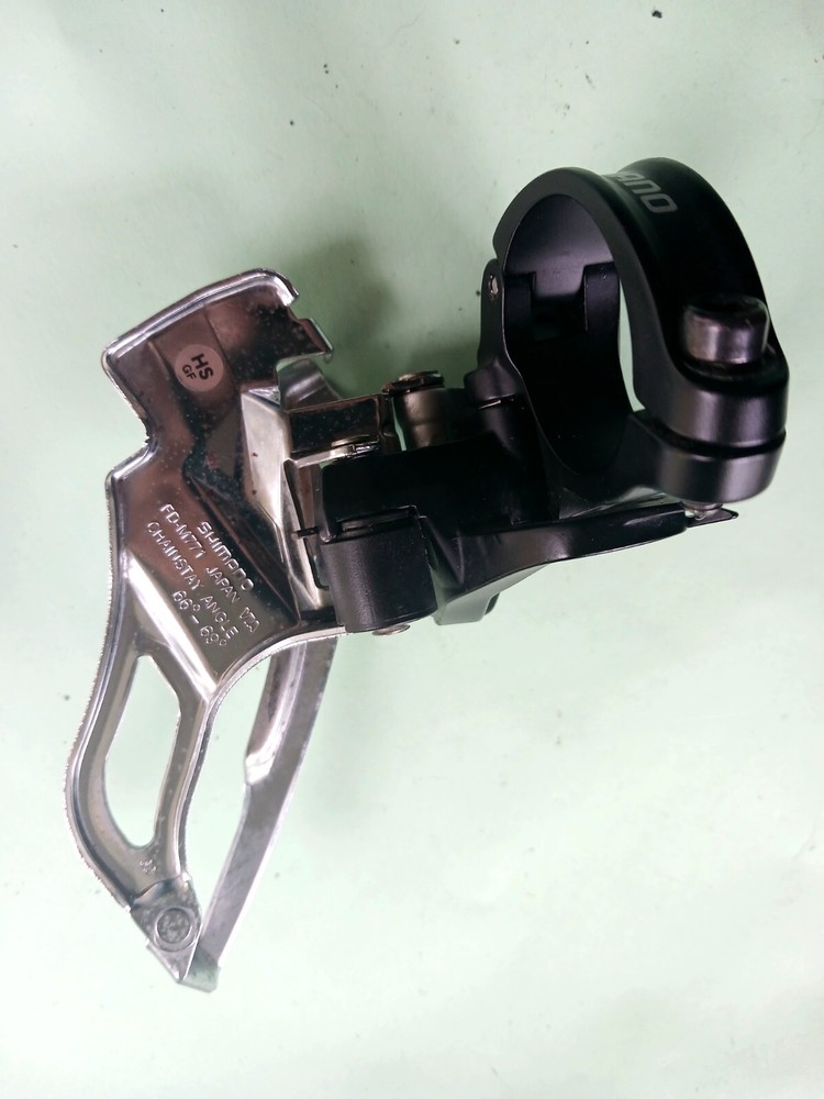 Shimano XT Deore Triple Front Derailleur 34.9mm Top Bottom Dual Pull