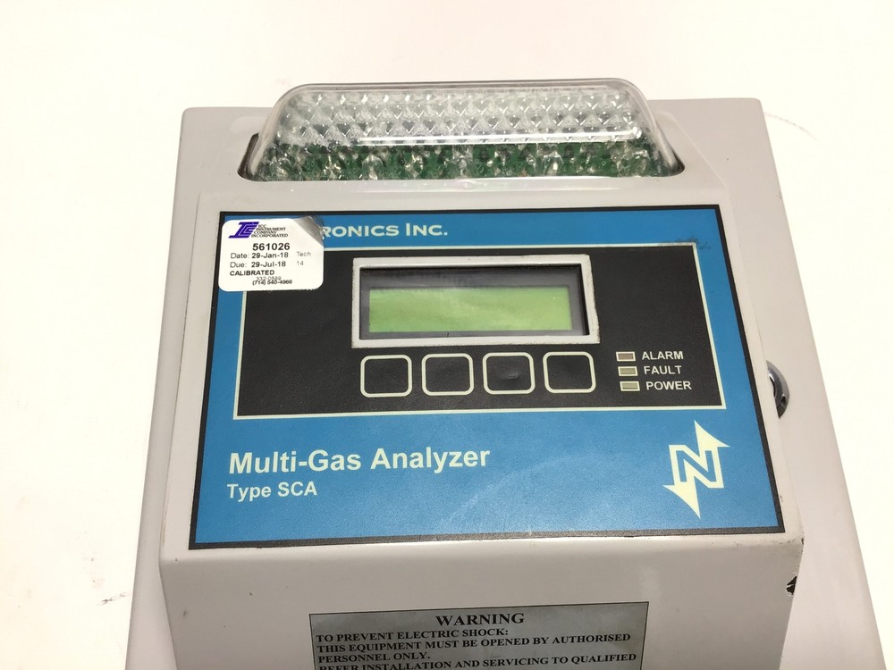 Neutronics Inc Type SCA Multi-Gas Analyzer Serial No 550 for 110V Operation