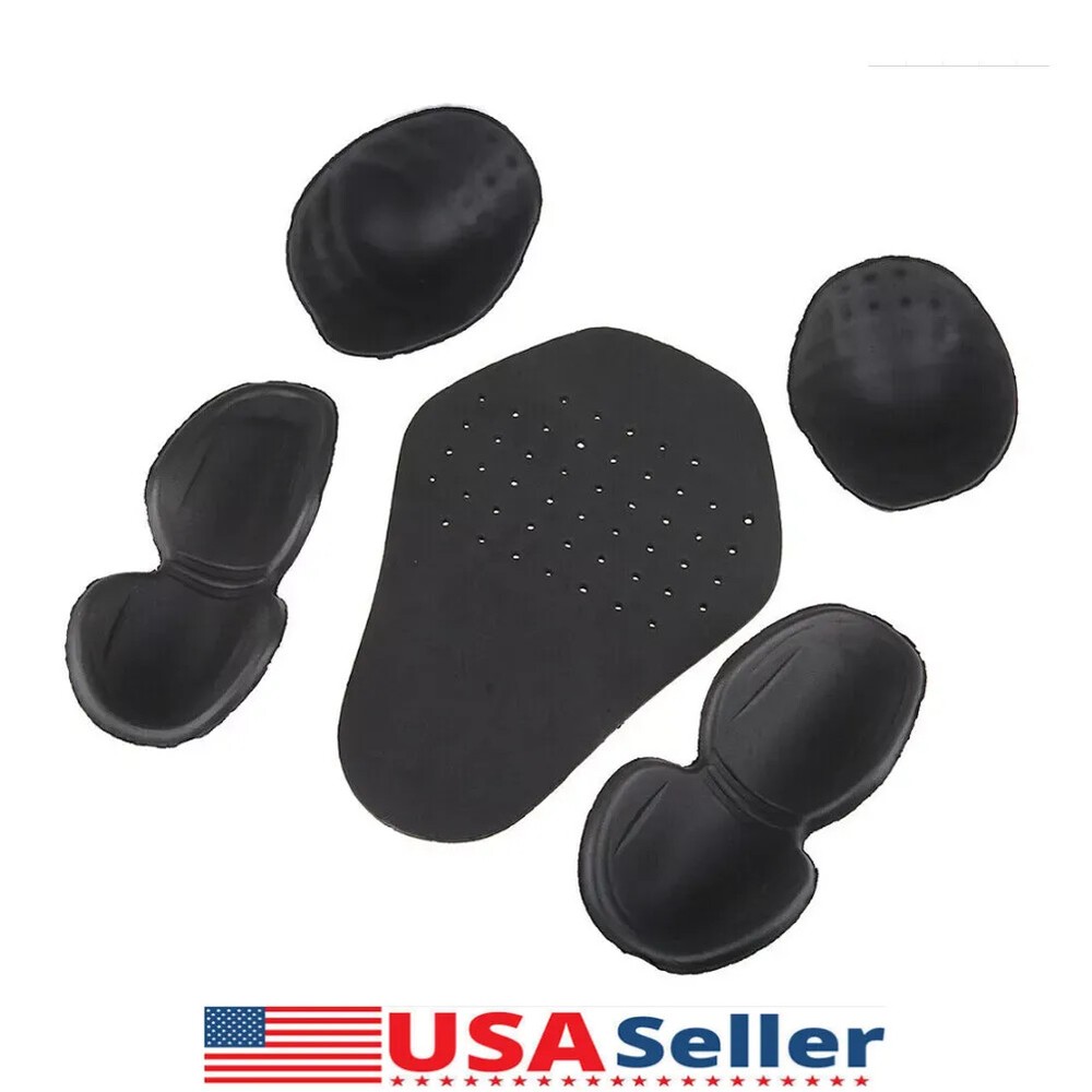 Motorcycle Racing Jacket Lining Protectors Cycling Shoulder Elbow Back Armor Pad