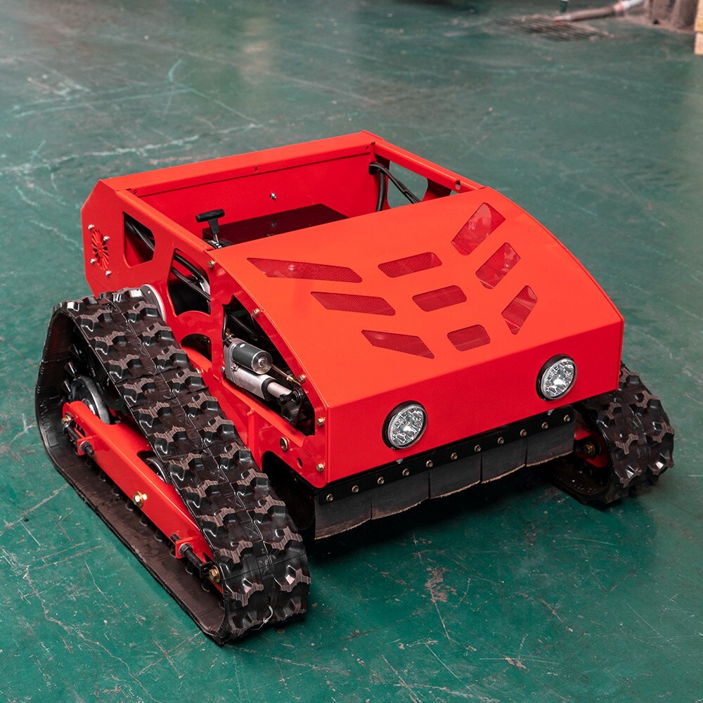 200m gasoline remote control lawn mower all terrain 45 degree rock climbing