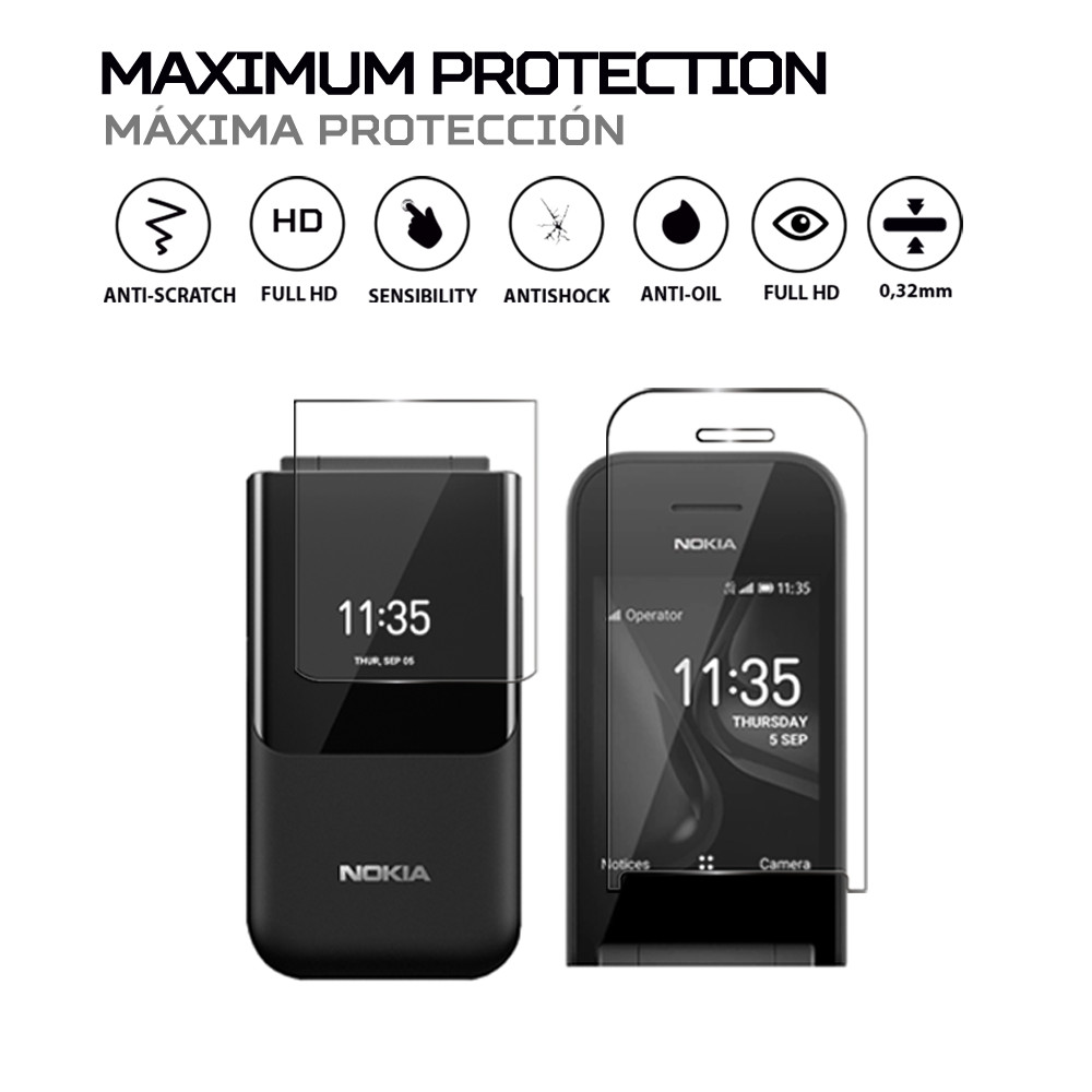 ANTISHOCK Screen protector for Nokia 2720 V Flip