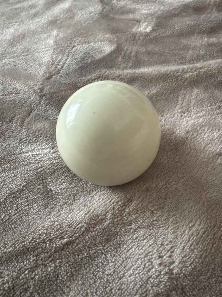 Vtg Replacement Pool Ball Billiards WHITE