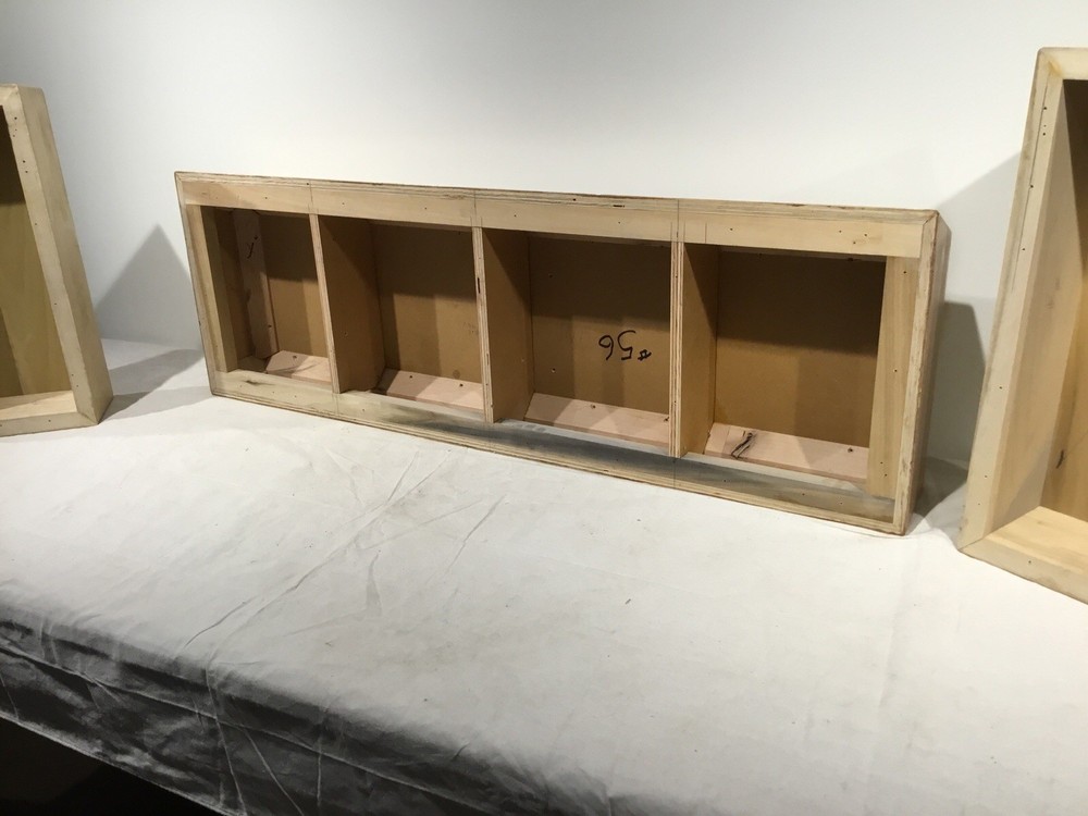 Utility sink wooden molds