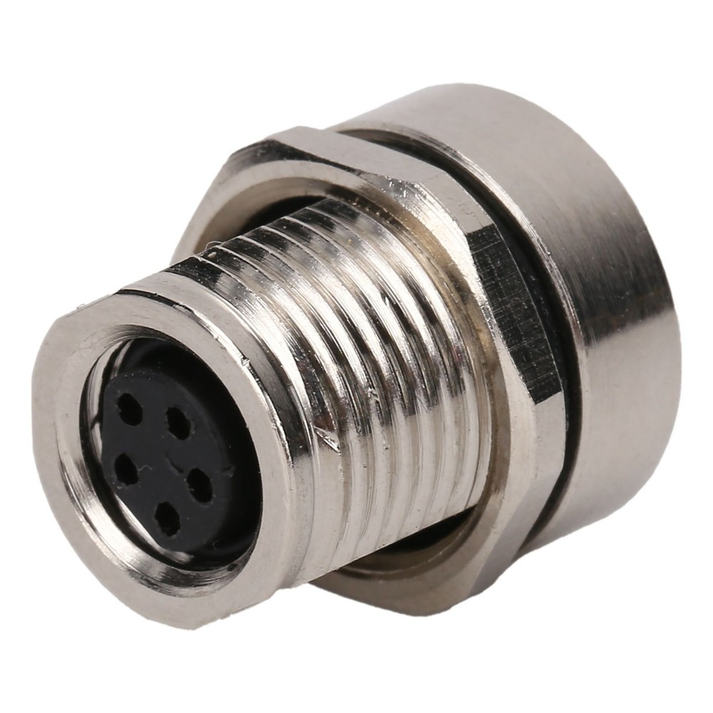 M8FS5 Panel Mounted Socket M8 IP67 Connector 5pin Plug Adapter Connector❀