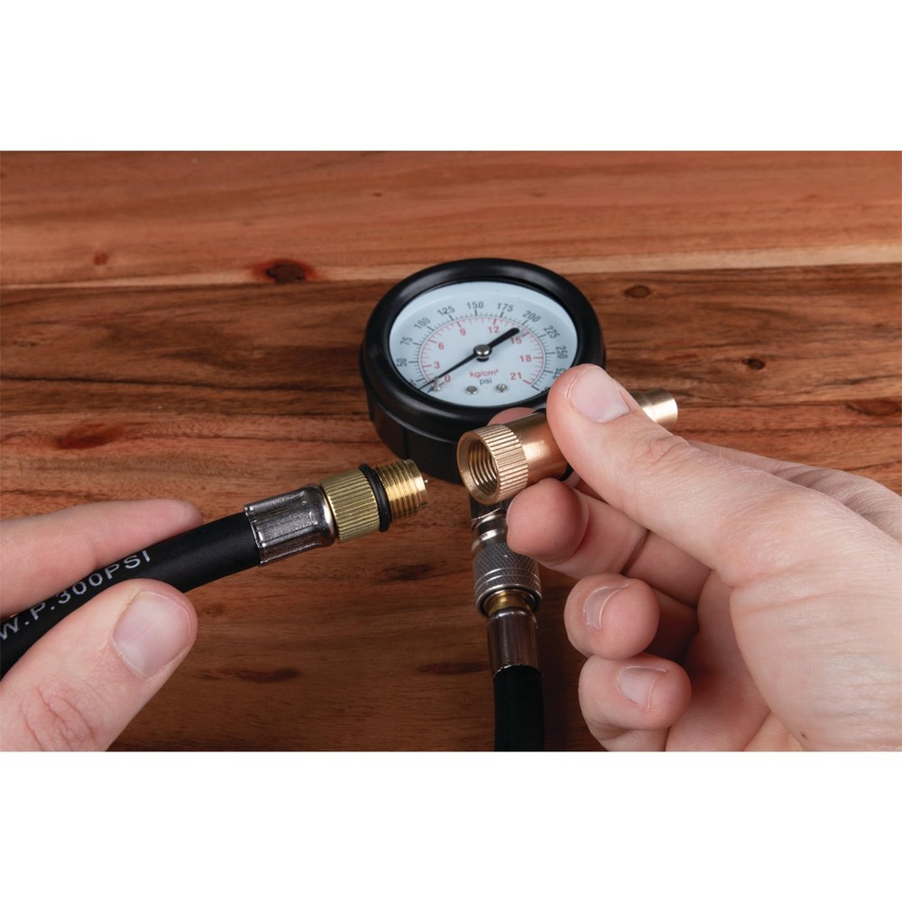 Performance Tool W80577 Compression Tester Spark Plug, Gold