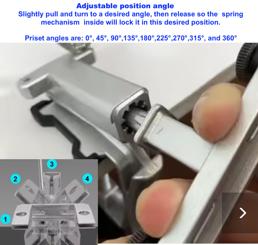Ingenious 8-Position Adjustable Flipping Clamp/Holder (blade sharpening or else)