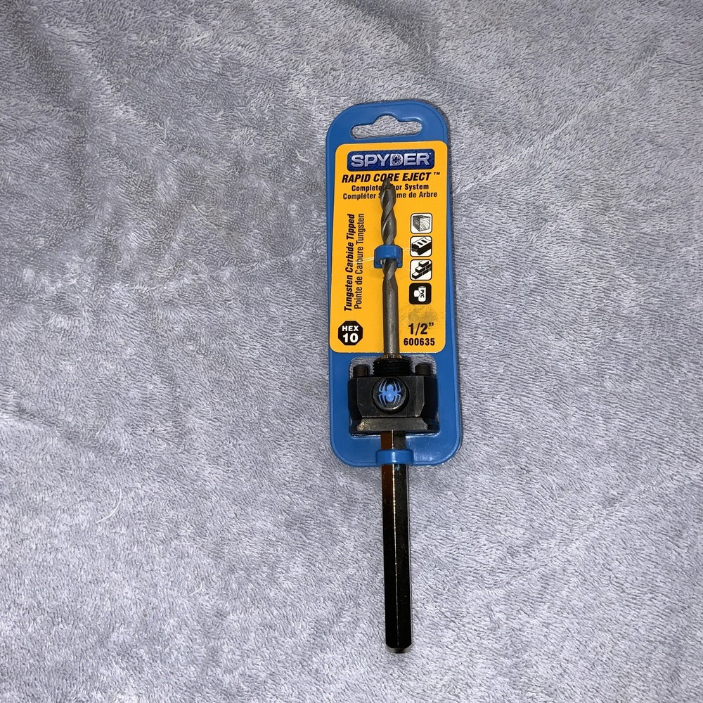 Spyder 1/2" Rapid Core Eject Complete Arbor System - Hex 10 - 600635 - NEW