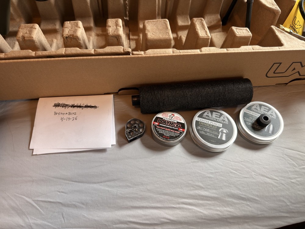 Umarex Gauntlet PCP SL30 Bundle! (TOAUTO, Assorted Pellets, Bipod, Moderator)