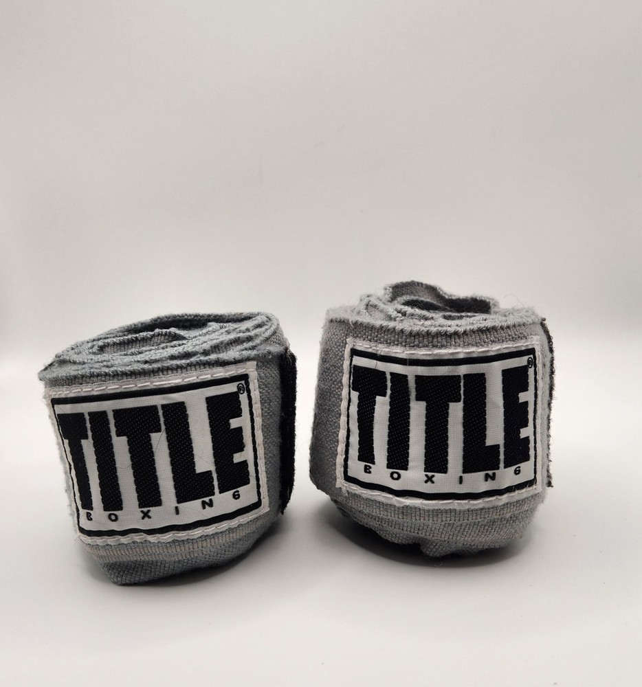 Title Boxing Gray Handwraps