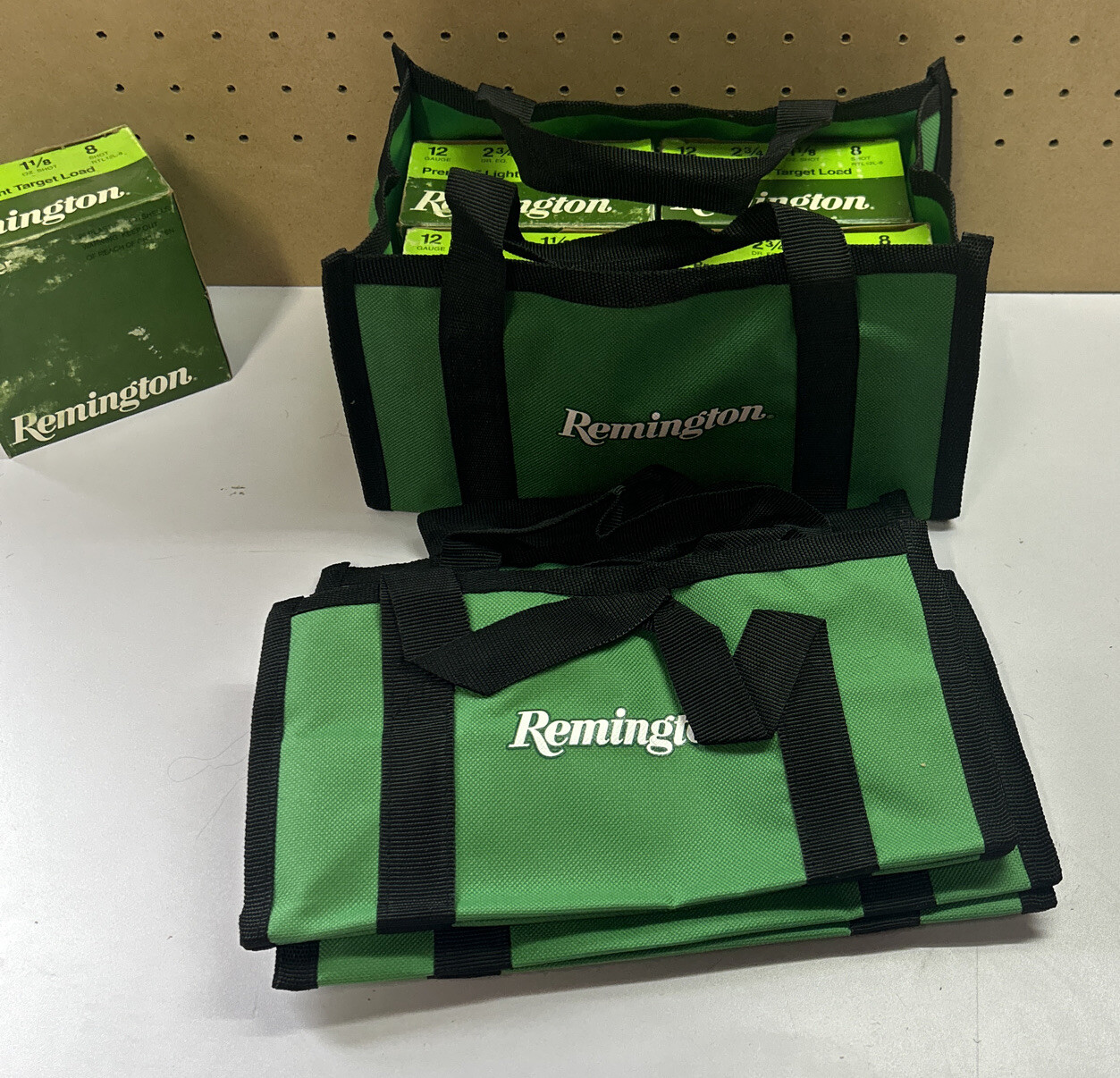5 - Remington Firearms Green 4 Box Shot shell Ammo Tote Bag Skeet