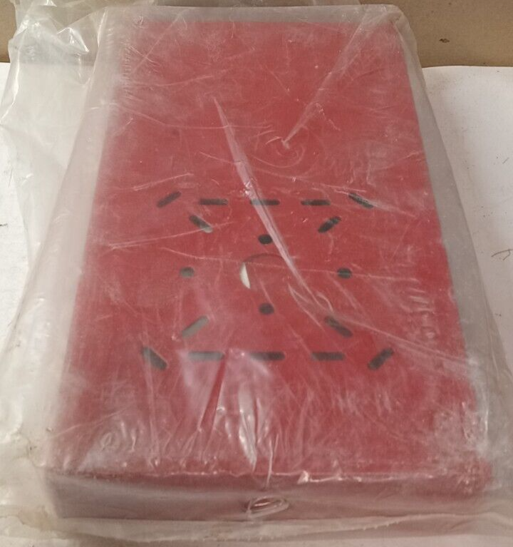 NEW WHEELOCK RED FIRE ALARM BACK BOX SURFACE MOUNT SBL2-R 106988