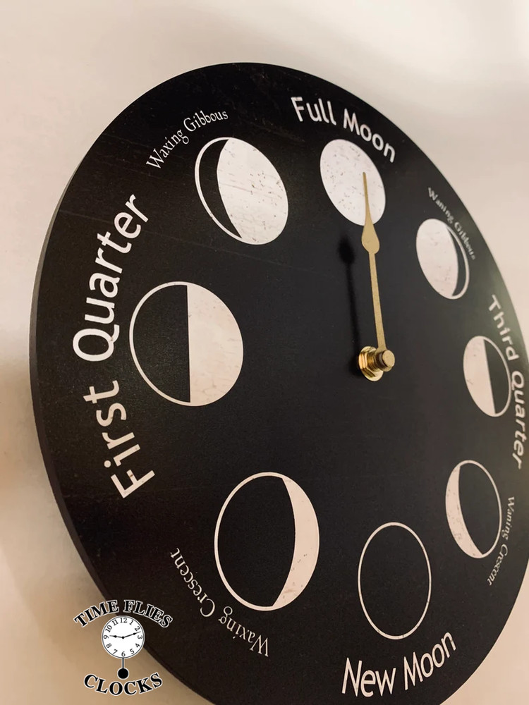 Black Moon Phase Clock