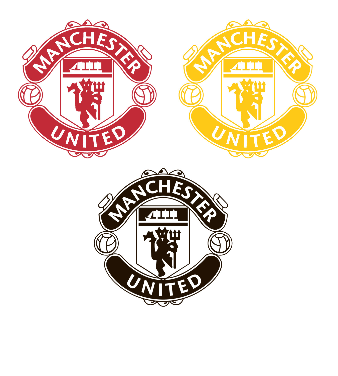 Manchester United  Football Club Logo Decal Sticker