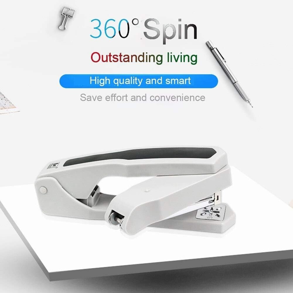 360 Degree Rotary Stapler 2-25Sheets Capacity Bookbinding Machine Binding Supply