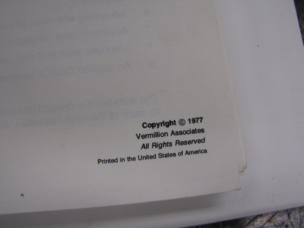 HEATHKIT 1977 Continuing Education for COBOL PROGRAMMING Kit w/ 9 Tapes & Test