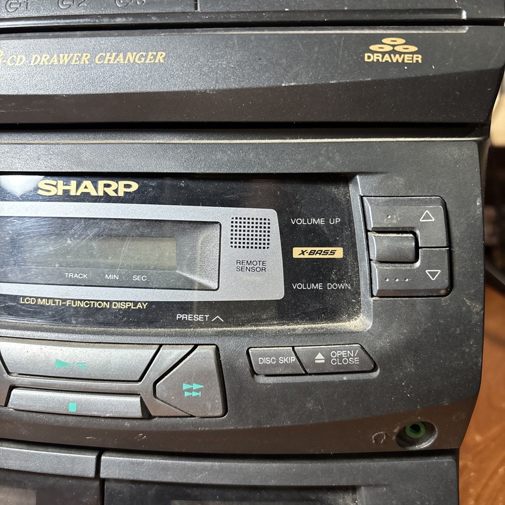 vintage Sharp CD-C401 Mini Component System CD Player ONLY No speakers untested