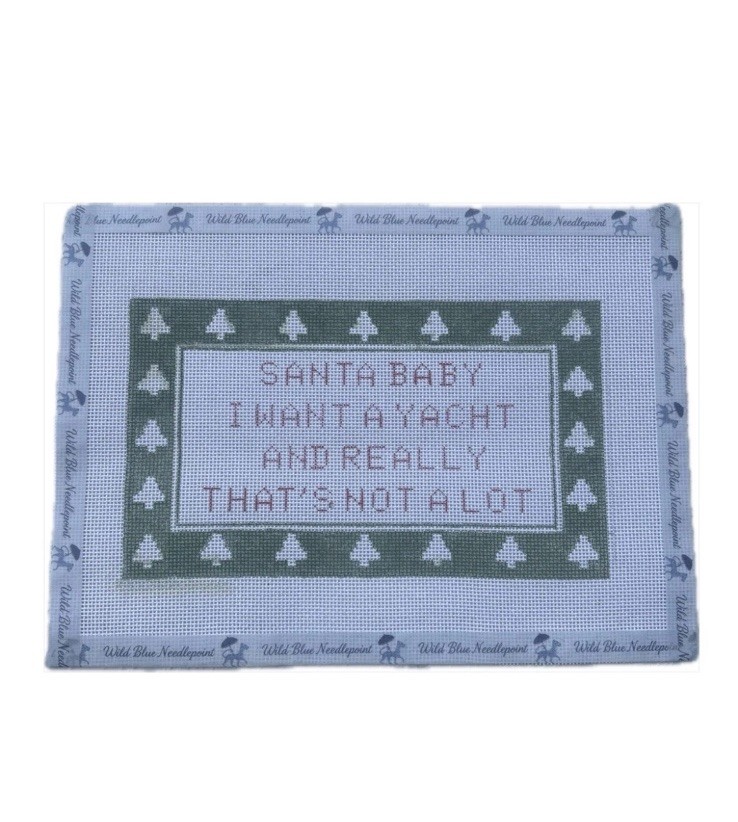 Christmas needlepoint canvas