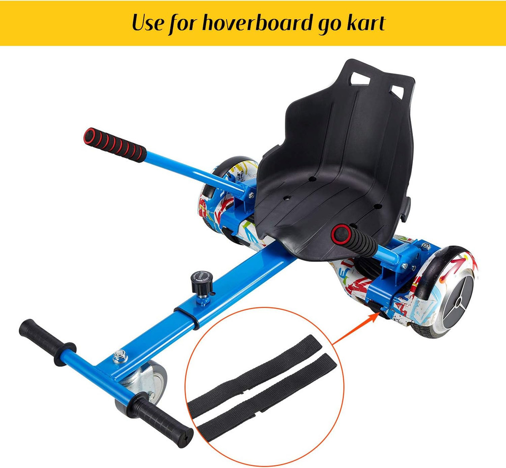 8 Pieces Adjustable Hoverboard Replacement Straps Hook and Loop Fastening Hoverb