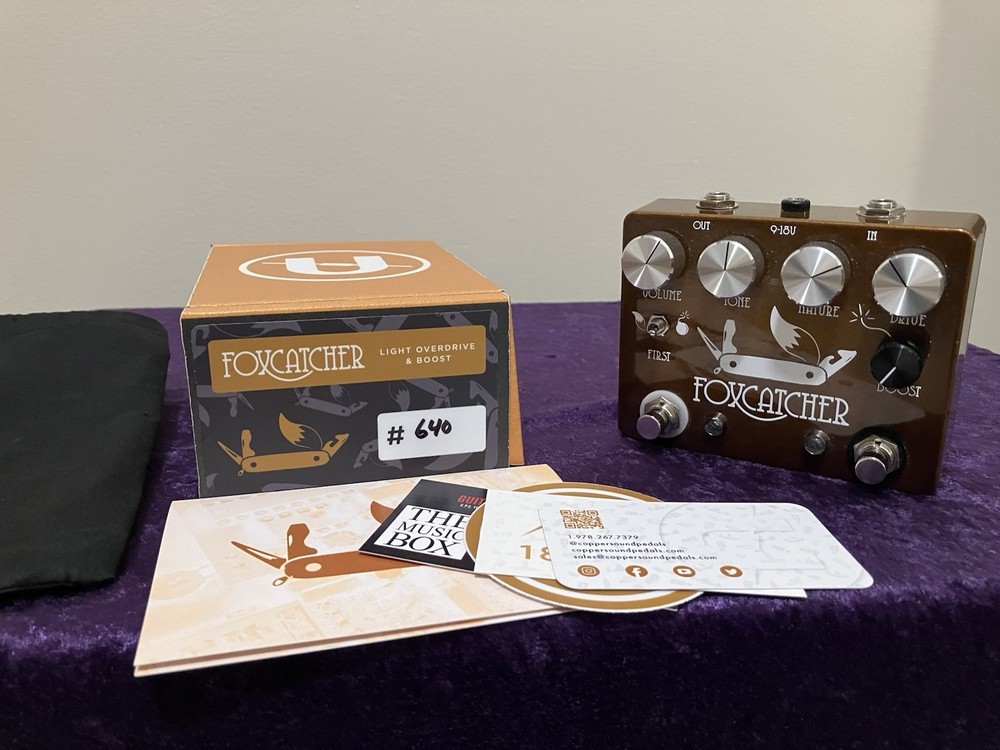 Coppersound Foxcatcher Overdrive & Boost Pedal OOP