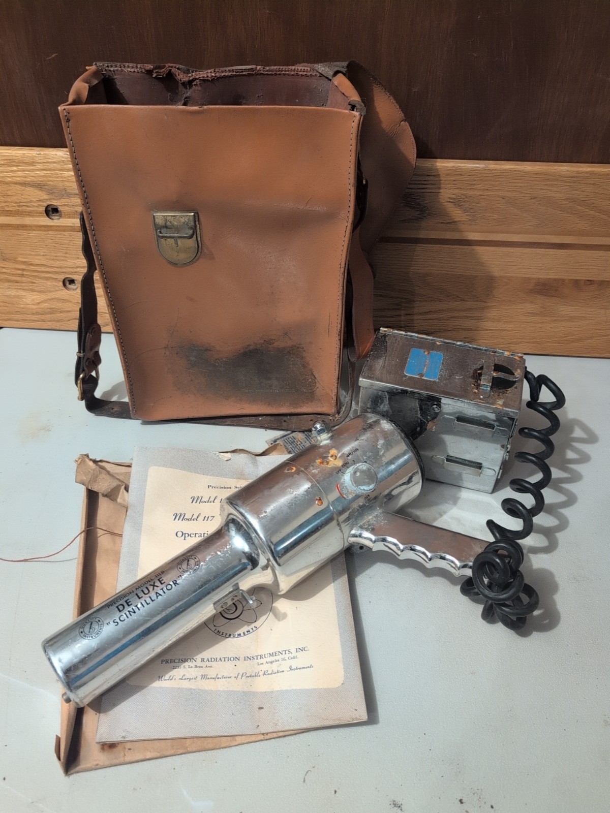 VTG AS-IS Precision Scintillator Chrome Ray Gun Radiation Detector Ghost  Quack