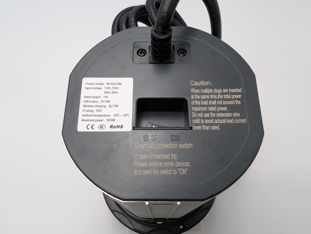 WiFi Smart Motorized Socket (Model SN-6GD/AM) New Without Box Tested