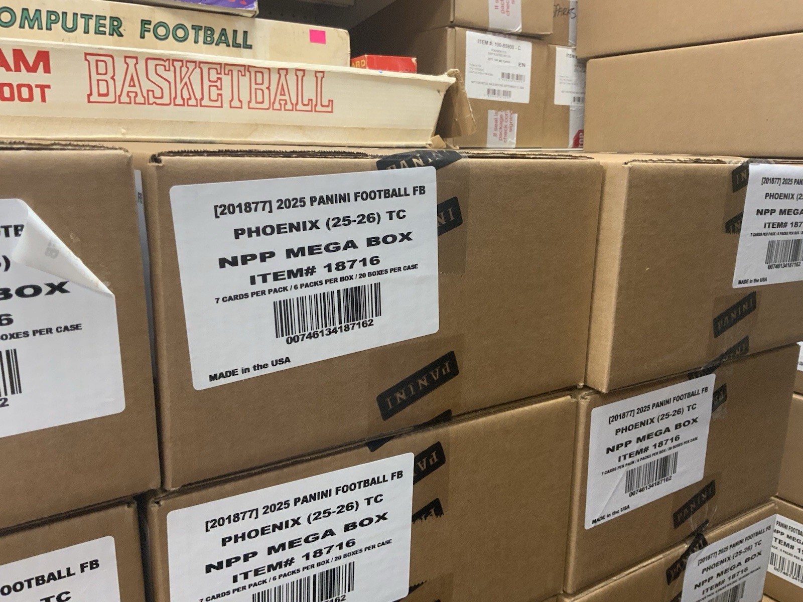 2025 Panini Football Phoenix Mega Factory Sealed Case Of 20 Boxes
