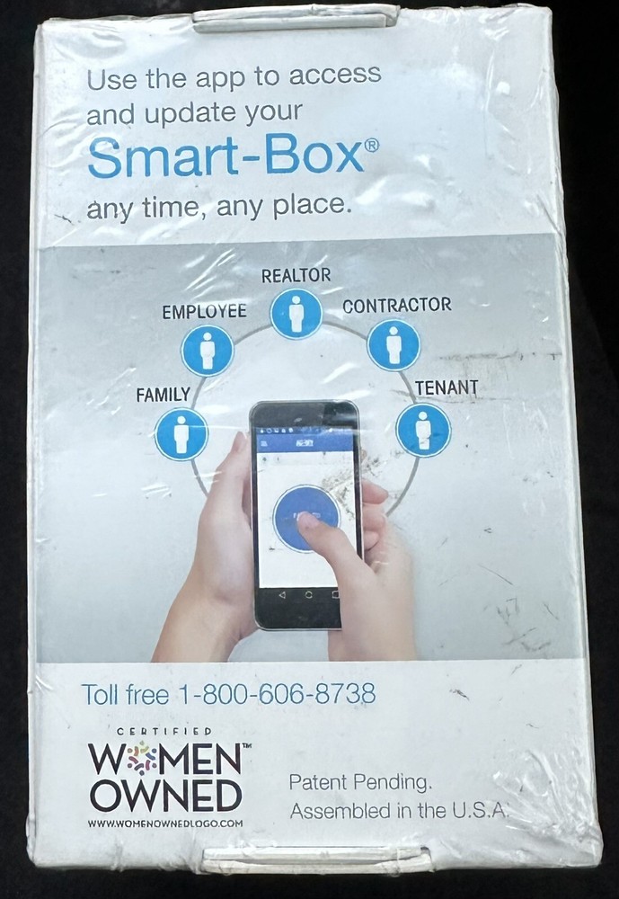 Smart Lock Box, Key Lock Box with Code APP, Electronic Digital Bluetooth