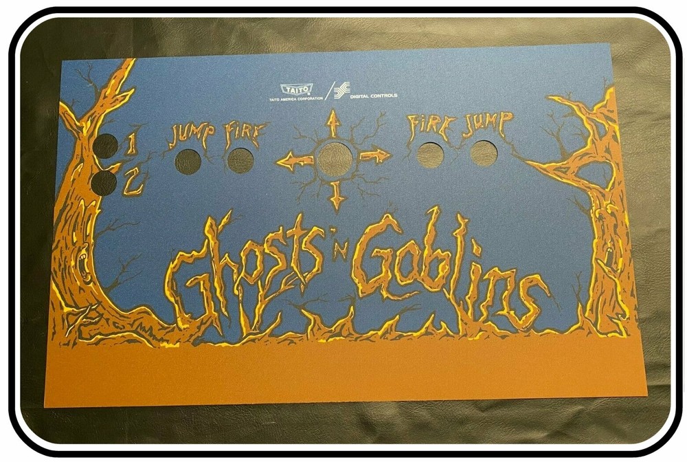 Ghosts n Goblins CPO - Control Panel Overlay - MikesArcade