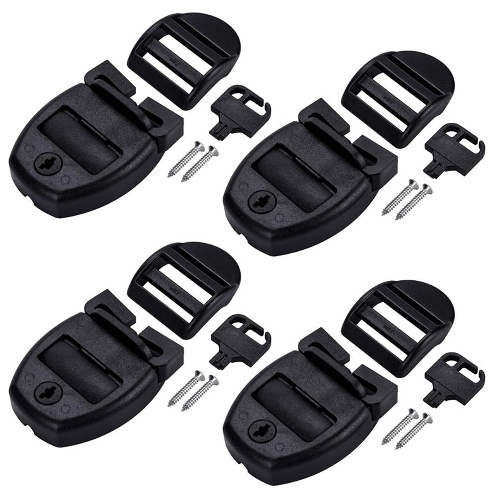 4 Sets Hot Tub Cover Clips Locks Latch Repair Kit for Spa Cover Straps C473