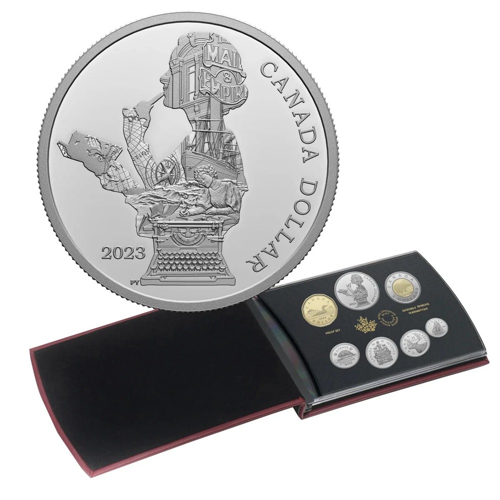 Canada 2023 Proof Set with Kit Coleman Silver Dollar