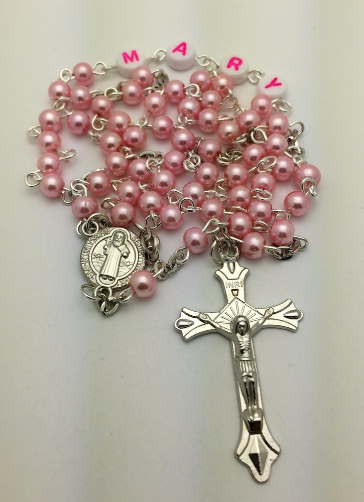 Personalized Baby's First Rosary Beads