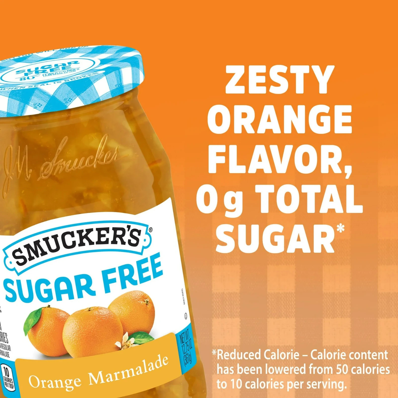 (2 pack) Smucker's Sugar Free Orange Marmalade, 12.75 oz