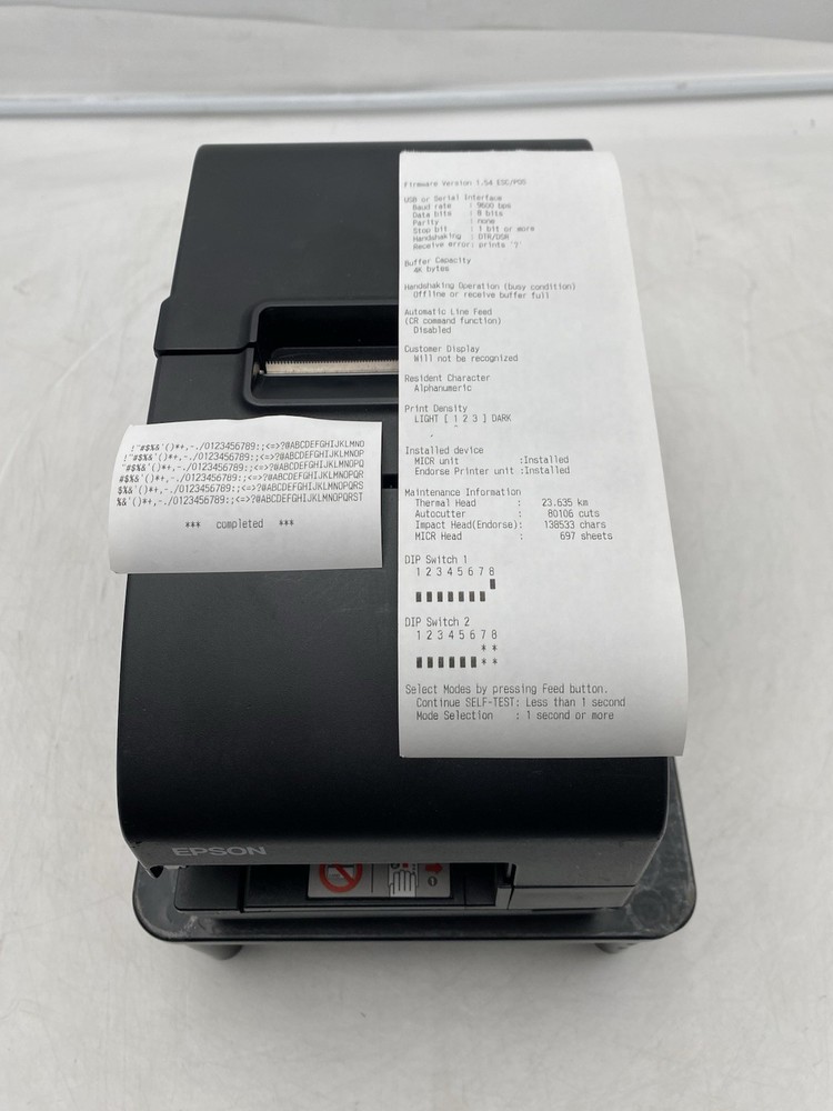 Epson TM-H2000 Monochrone Dual Function Thermal Receipt Printer M255A USB/SERIAL