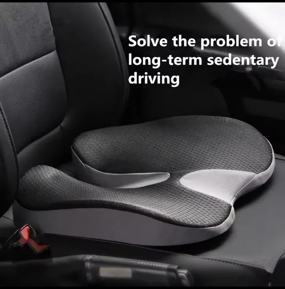Memory Foam Prostate Cushion Tailbone Sciatica Back Pain Relief Comfy Car Seat