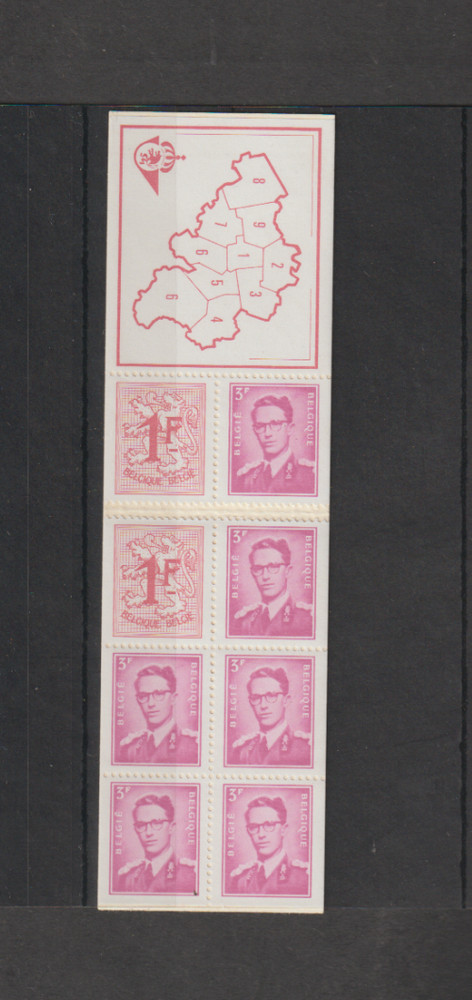 Belgium 1969 Booklet MNH per scan