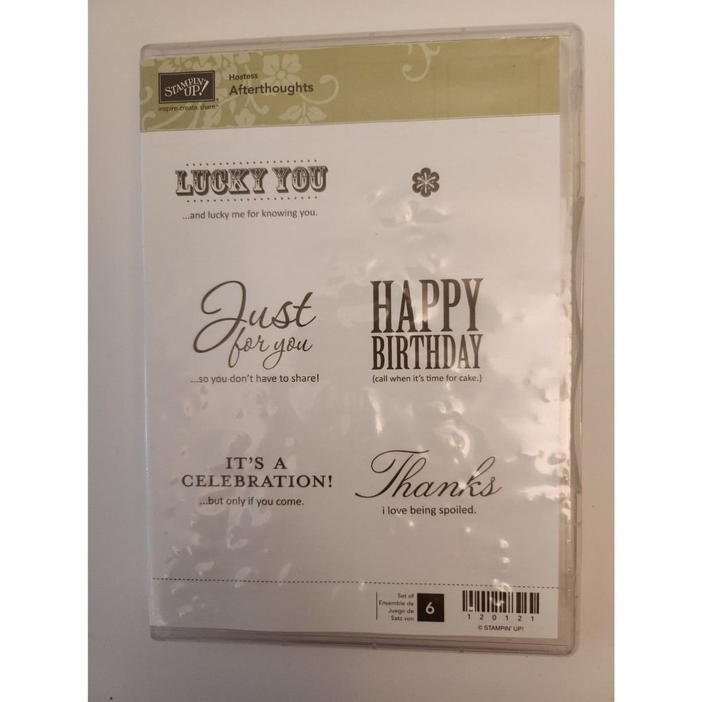 Stampin Up Afterthoughts stamp set (Hostess Set) B50
