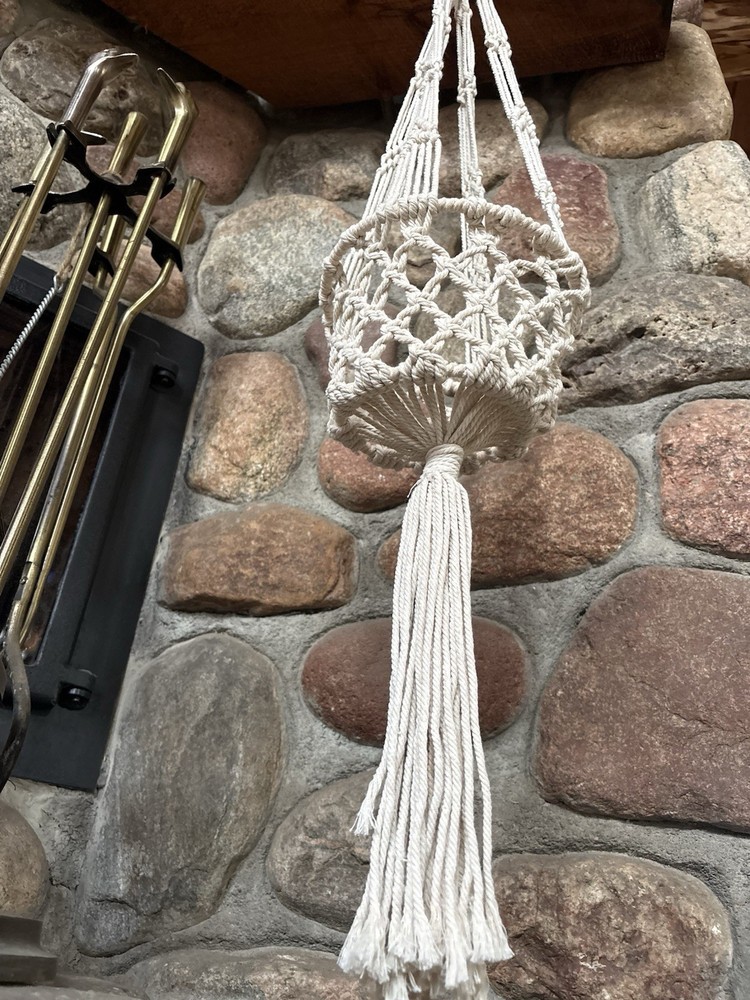 Hanging Macrame Plant Holder 43” Long