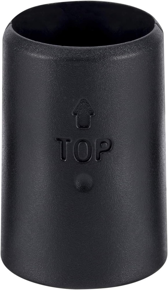 50 Pcs Black Wire Shelf Lock Clips for 1" Posts