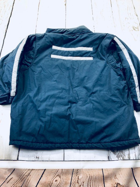 Red Kap Enhanced Visibility Reflective Lined Heavyweight Parka Navy Work Jacket