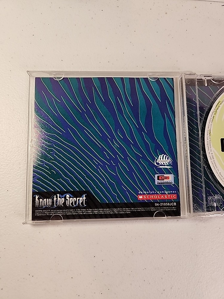 ANIMORPHS KNOW THE SECRET WINDOWS 95/98 CD-ROM GAME