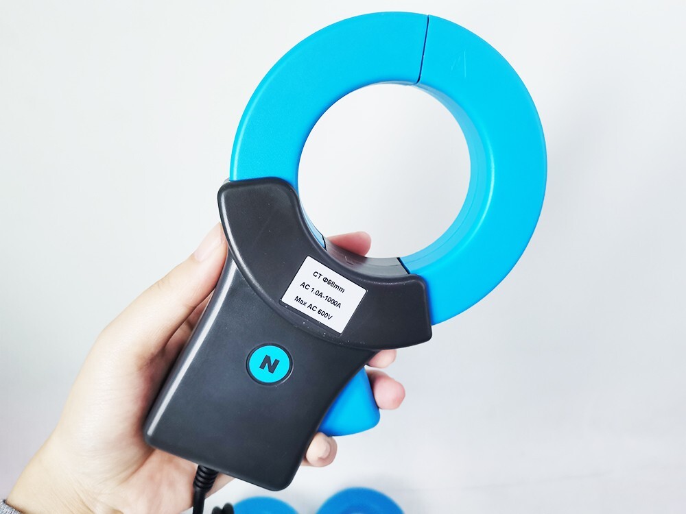 Power Quality Analyzer Meter with Current Range AC 1.0A~1000A Jaw Size φ68mm