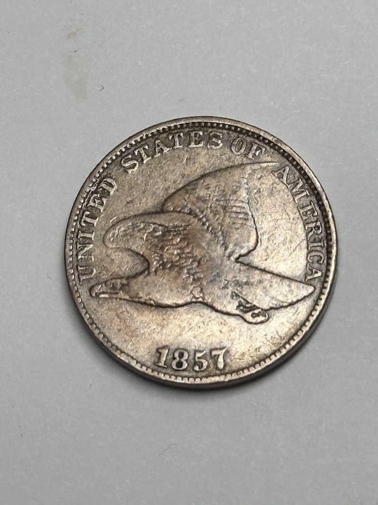 1857 Flying Eagle Cent VF/XF