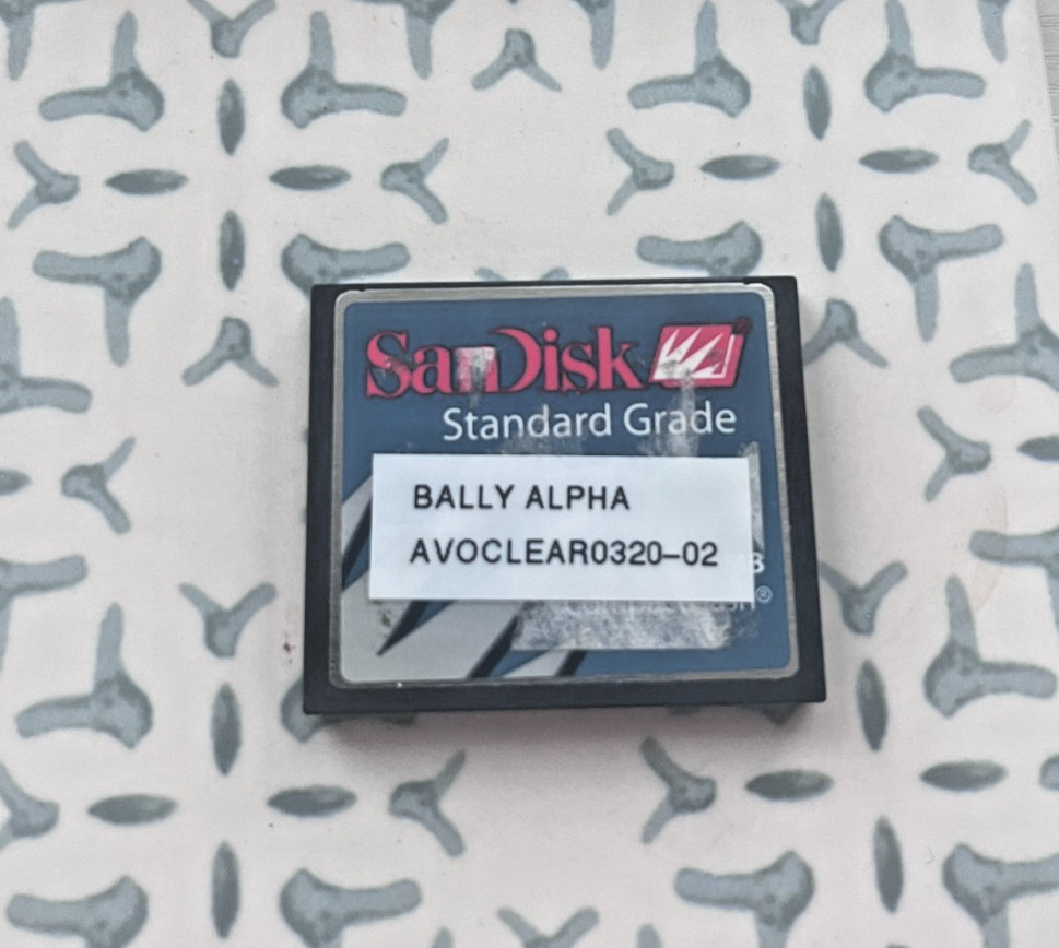 BALLY ALPHA CF CLEAR CARD 320 AVOCLEAR0320-02