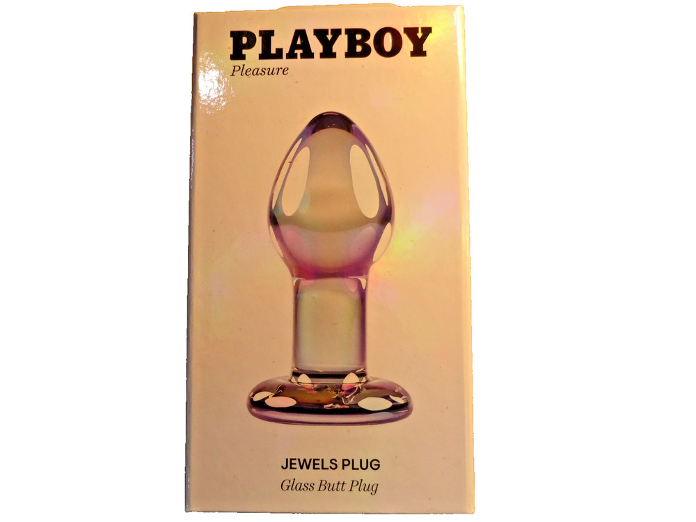 Playboy Jewels Glass Plug
